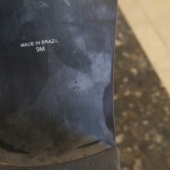 Black J.Jill ankle boot with silver buckles. - Picture 3 of 6